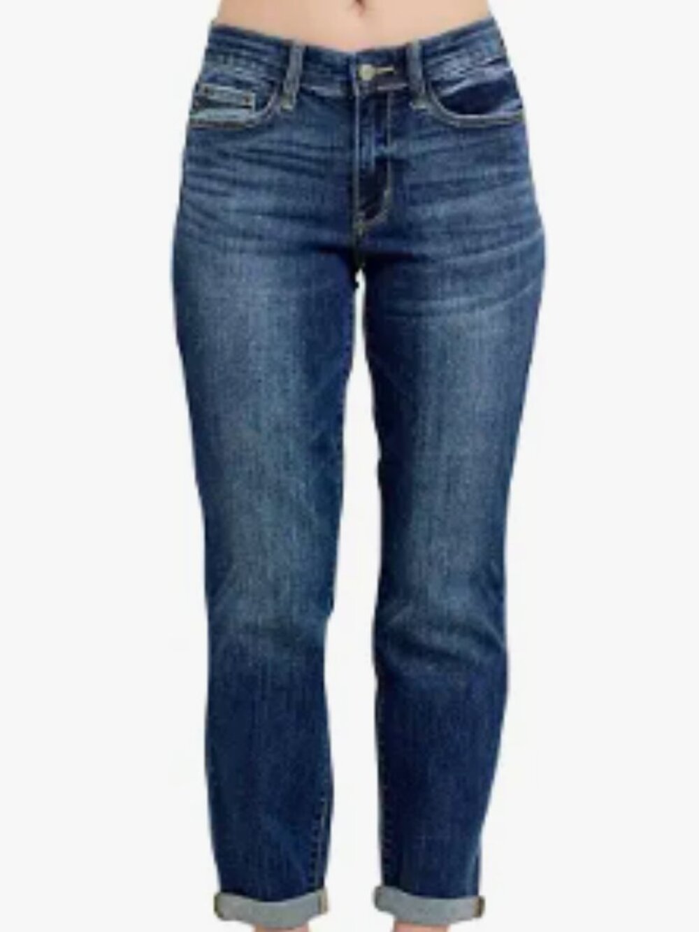 Judy Blue Women's Skinny Jeans in Dark Indigo
